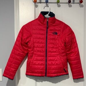 The North Face Kids Girls Bright Red Jacket Size SP (7/8)